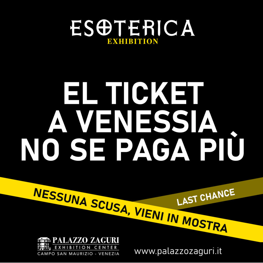 El ticket a Venessia no se paga più | Palazzo Zaguri | Esoterica Venezia